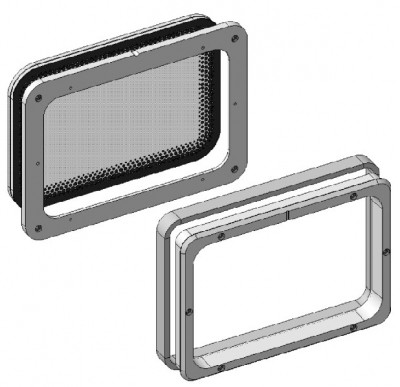 ET - Gasket frame working chamber door N4+ #30601